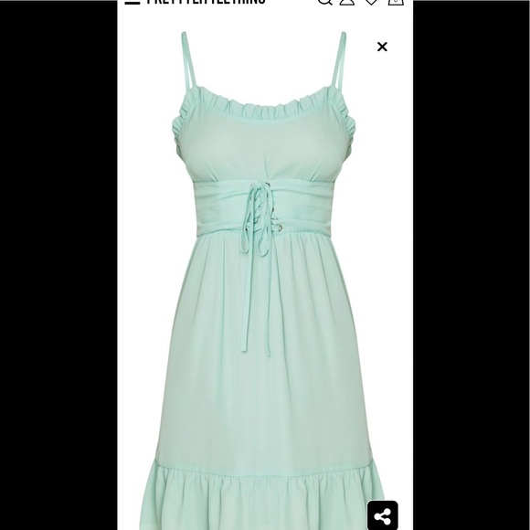 PrettyLittleThing Dresses & Skirts - Gorgeous PLT sage spring dress ✨